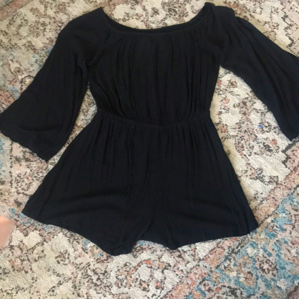 Mossimo Black Off Shoulder Romper